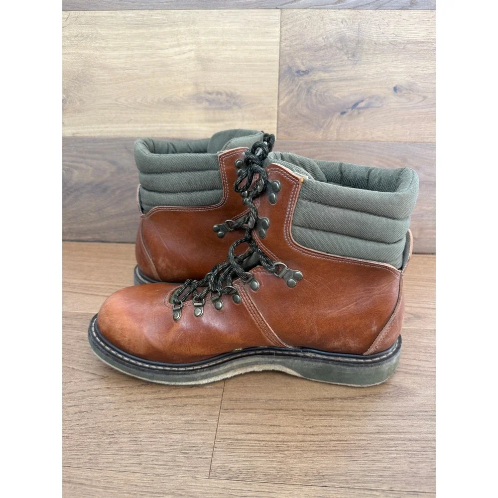 Simms Freestone Wading Boots Mens 13 Brown Leather Felt Sole Fly Fishing Boots